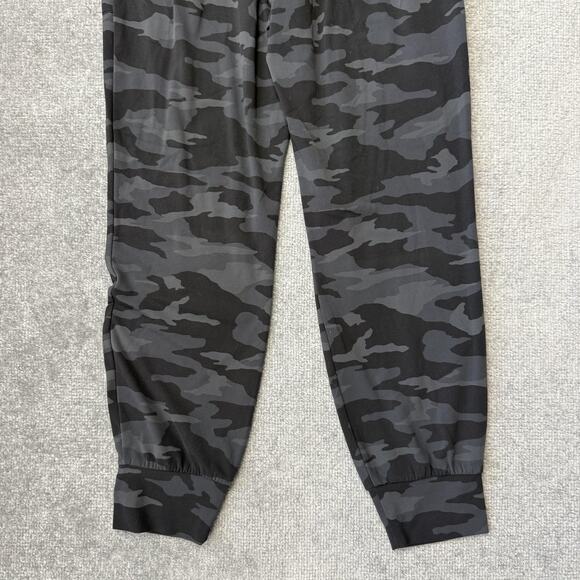 Athleta Salutation Camo Jogger Pants Womens Small Black Gray High Rise Yoga - Picture 11 of 11